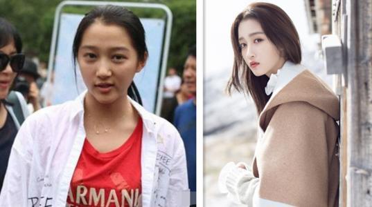 明星卸妆前后对比赵丽颖,明星卸妆前后对比