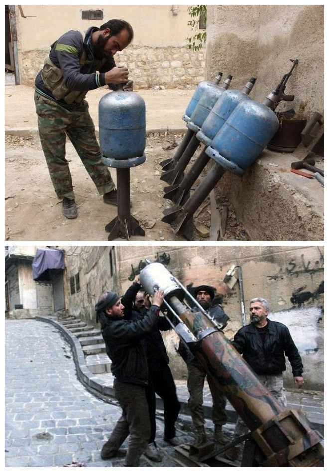 弓弩射火箭弹、煤气罐炮、钢管大狙,细数各种DIY*器武**