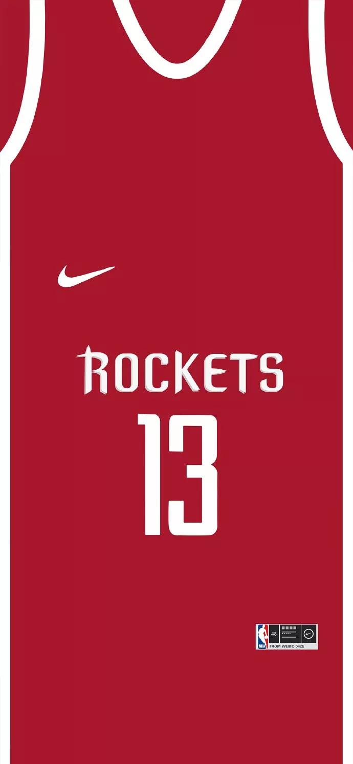 nba壁纸球衣1080p满屏,nba火箭球衣壁纸