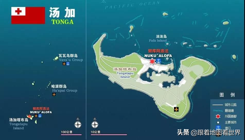 汤加火山爆发在哪座岛,汤加岛海底火山爆发导致无夏之年