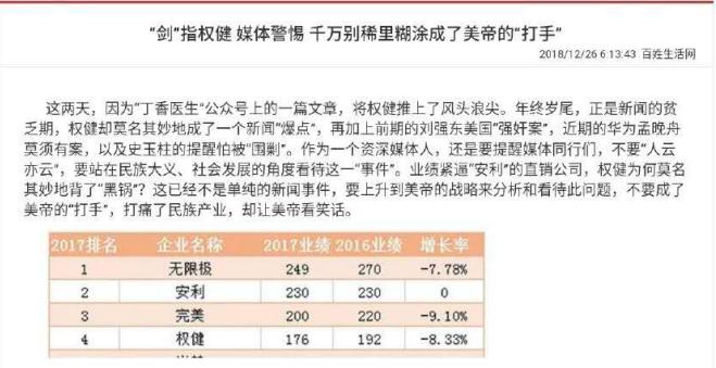 权健保健品骗局曝光,权健风波揭开保健品骗局
