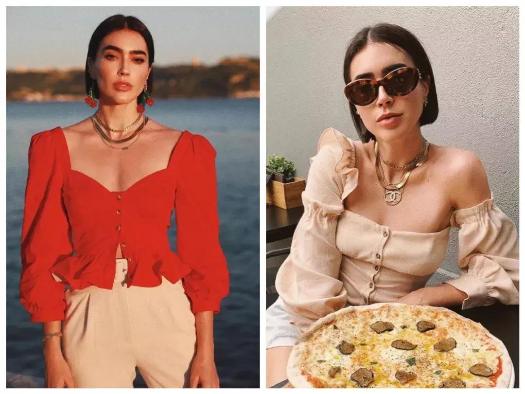 收腰显瘦纽扣,新款高腰多纽扣修身显瘦