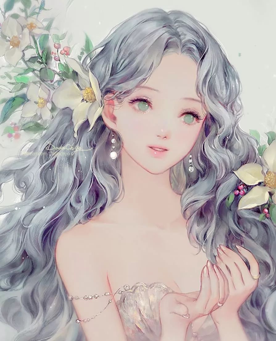 大佬画动漫人物仙气十足手绘,大佬画的古风图手绘