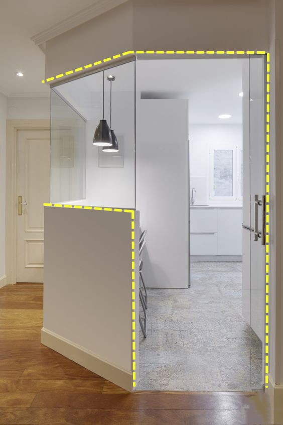 整个房子都是玻璃墙好吗,厨房半开放式玻璃墙好吗安全吗