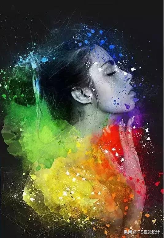 ps水墨画滤镜教程,ps一键水墨画插件教程