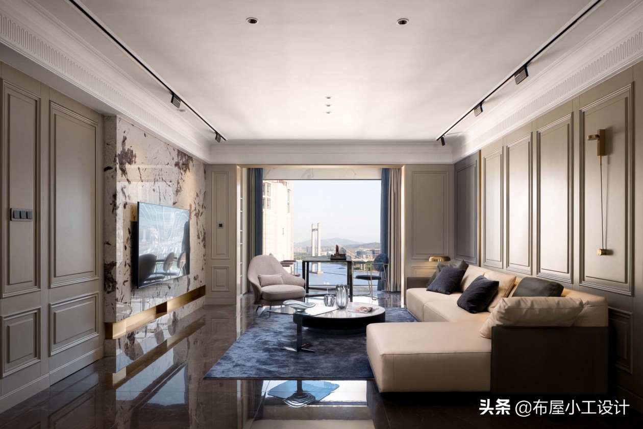 布屋小工丨143㎡轻奢法式，致敬经典的现代优雅生活