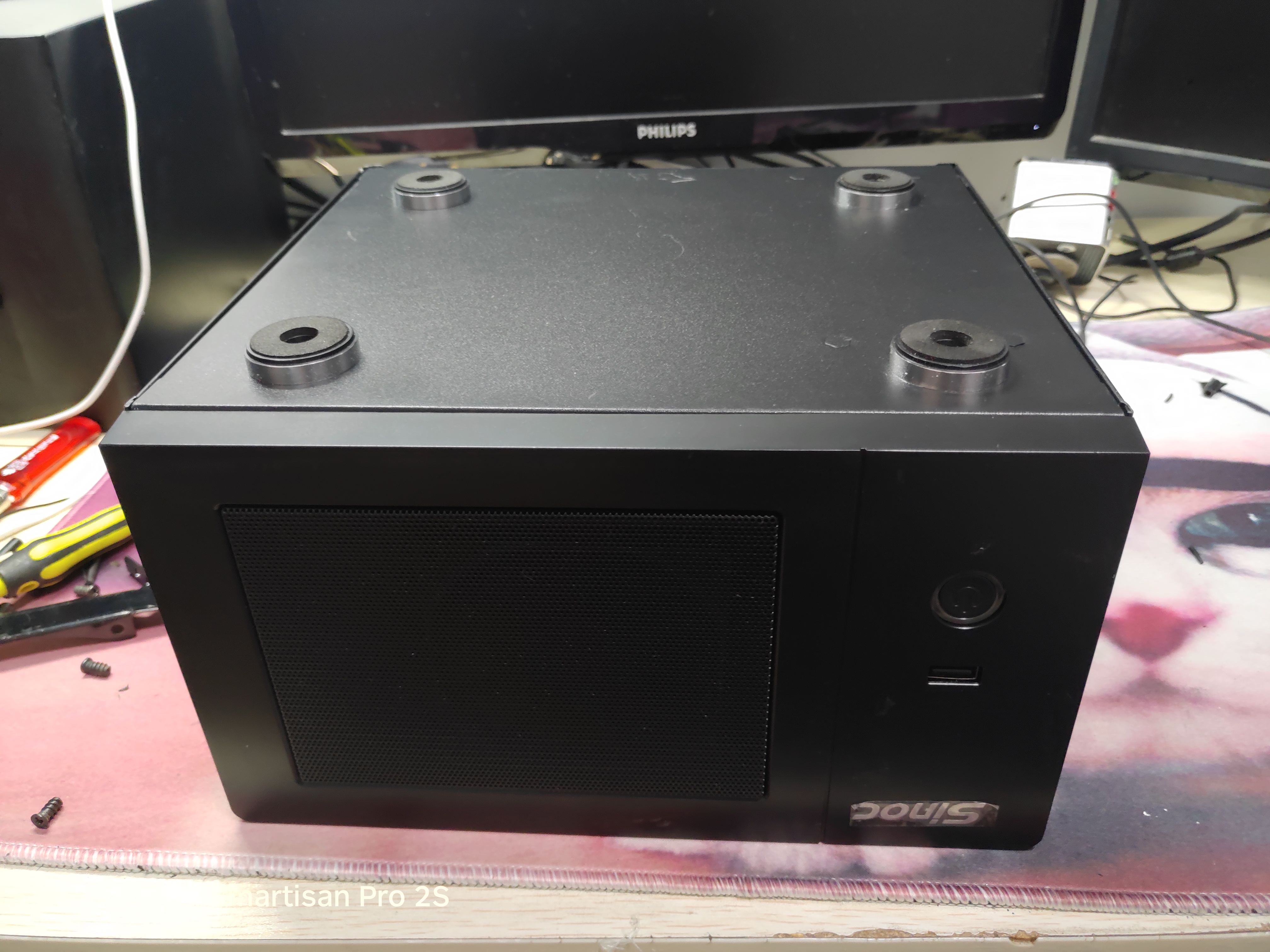 日常捡垃圾：60块包邮sinoc小机箱送电源和音响，真香？