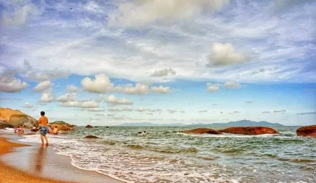 台山那琴湾海边旅游经历,台山那琴海岸线徒步旅行一日游