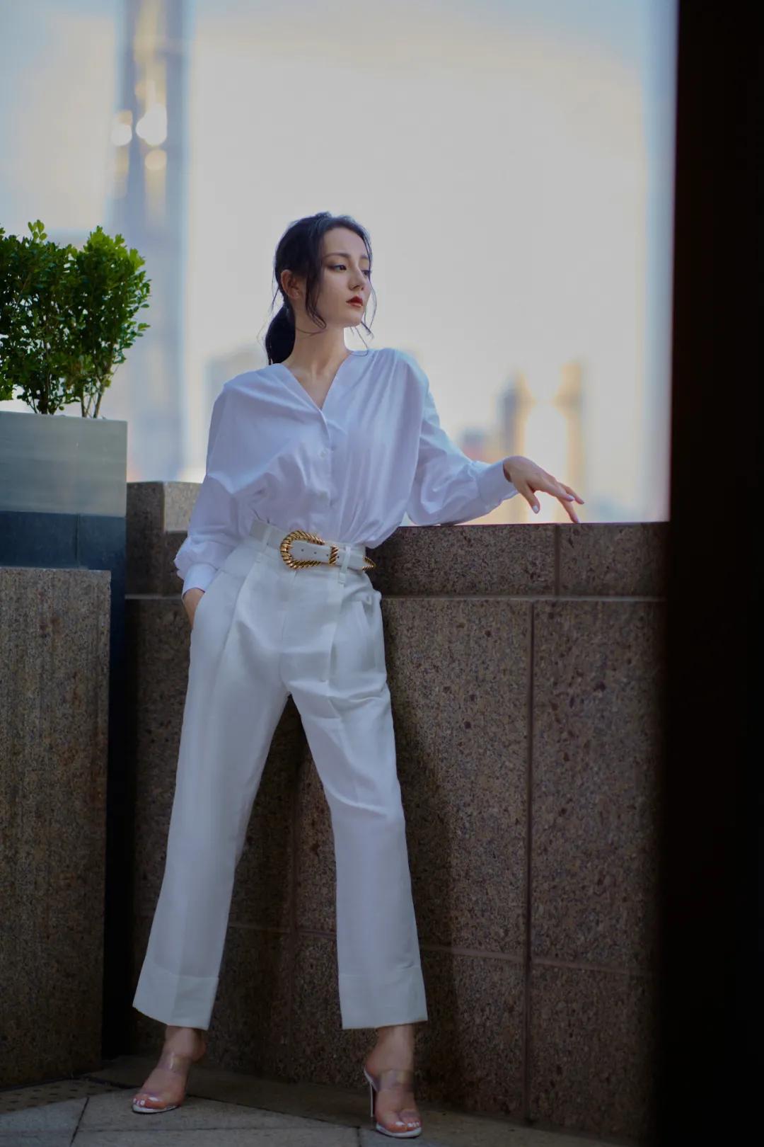 allwhite质感穿搭,allwhite穿搭小个子西装