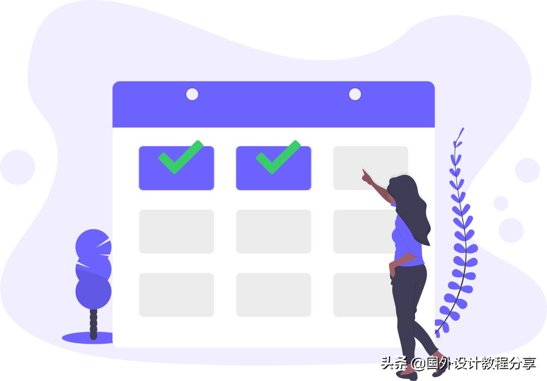 扁平矢量插画教程,矢量扁平插画怎么画