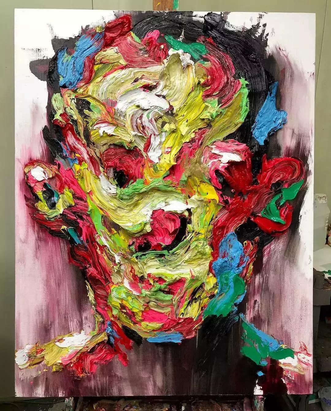 厚画的魅力！韩国shinkwangho用有张力的作品直击眼球！！！