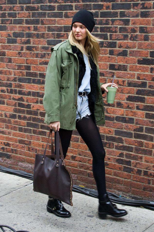 搭配短靴显瘦的又时髦的裤子,秋冬短靴配裙子轻松显气质