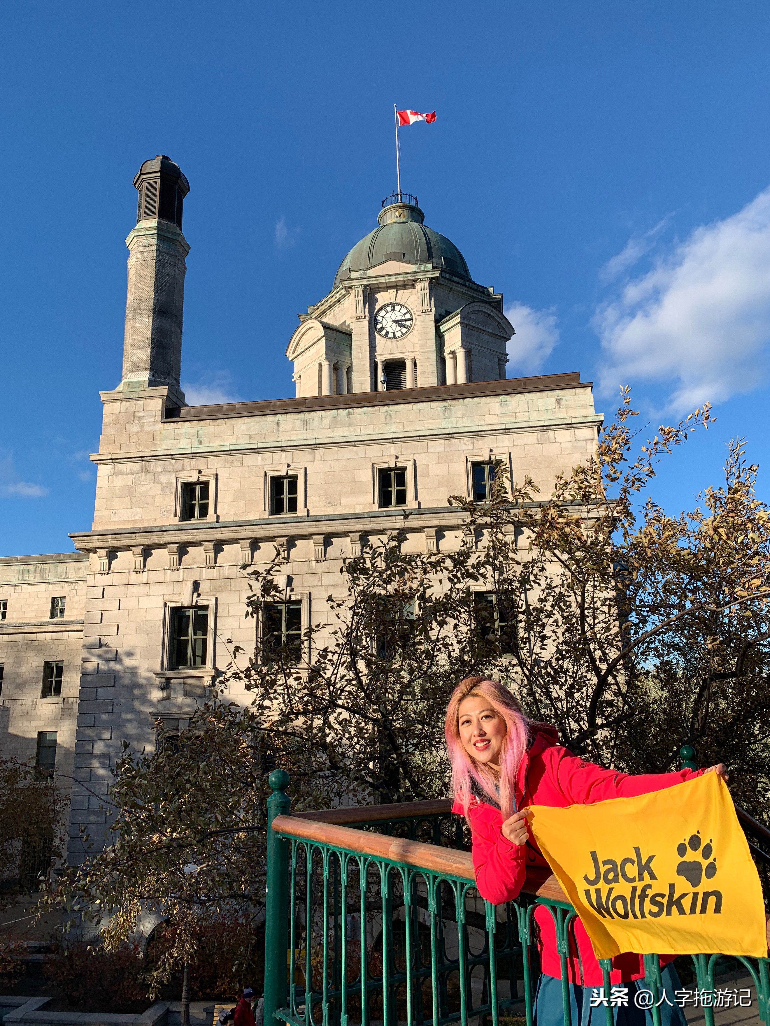 冬日极客，加拿大Wendake穿着狼爪去狼族