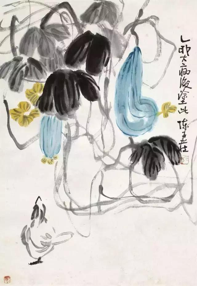 陈子庄画图片,看陈子庄的画有感