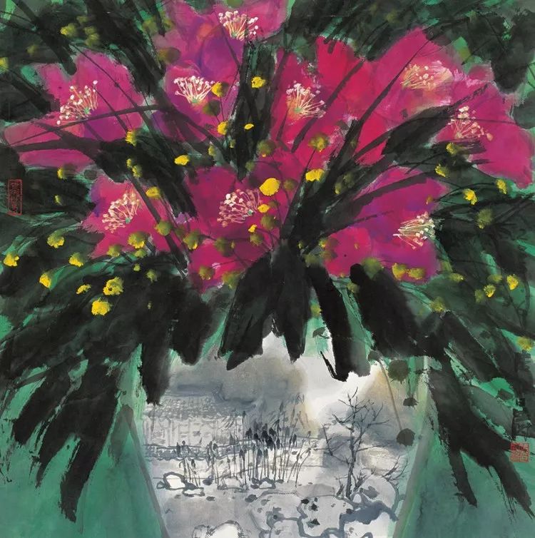 他说画画就是玩玩而已，一不小心成了艺术家