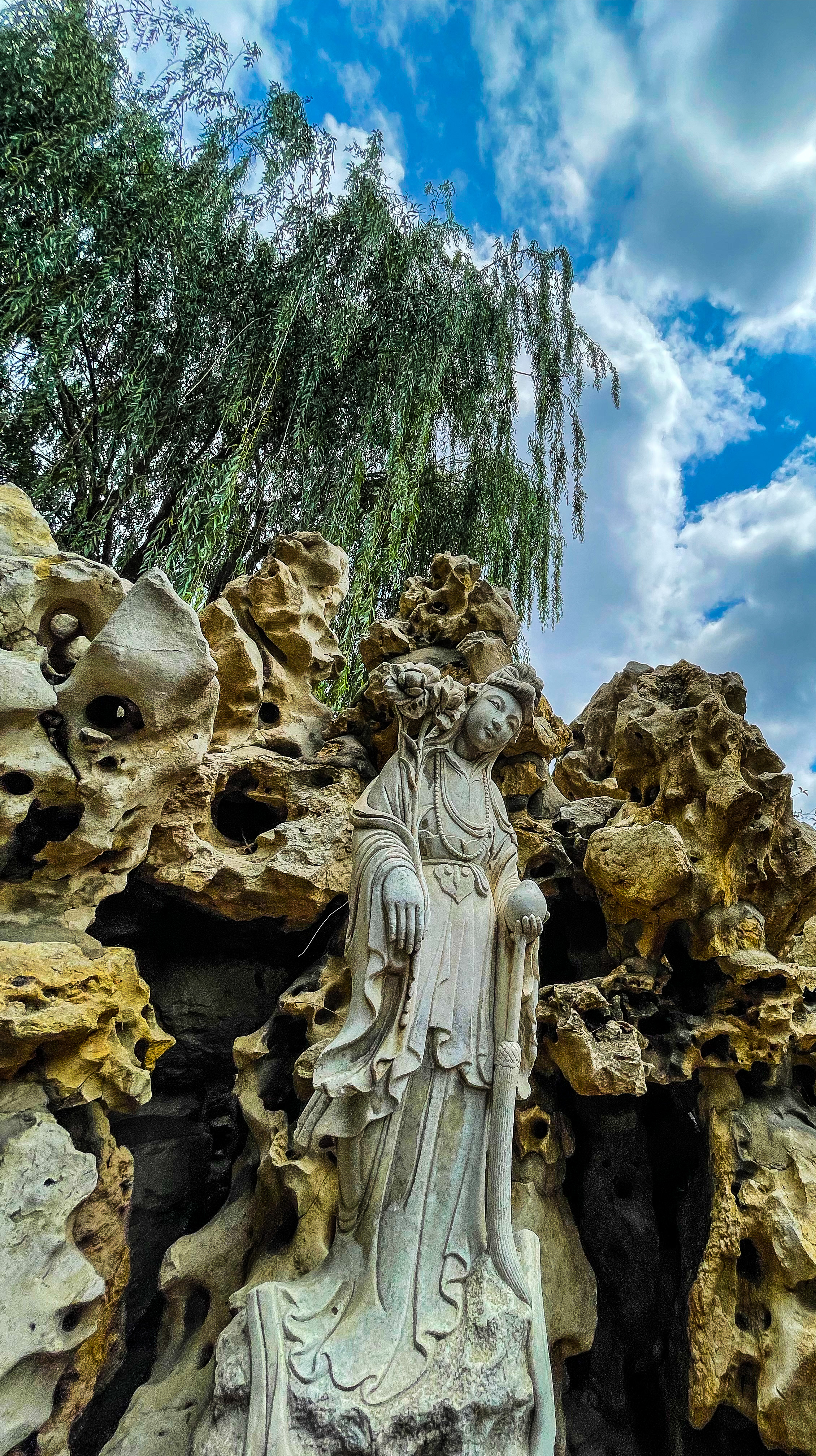 保定市古莲花池夜景,保定古莲花池美照