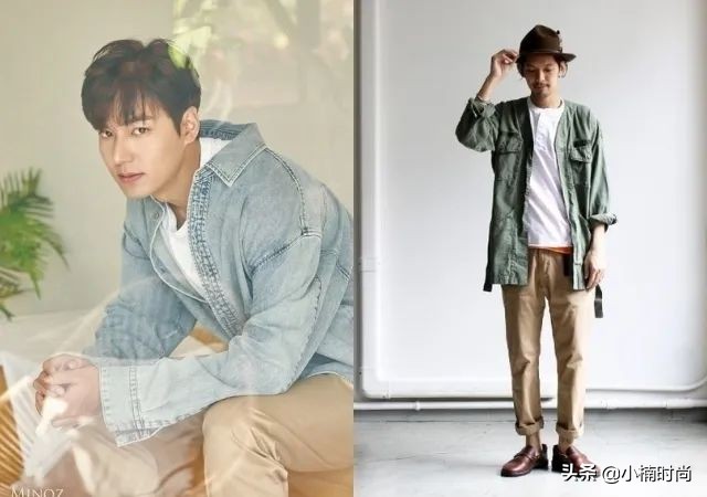 复古卡其工装裤搭配,卡其工装裤穿搭风格