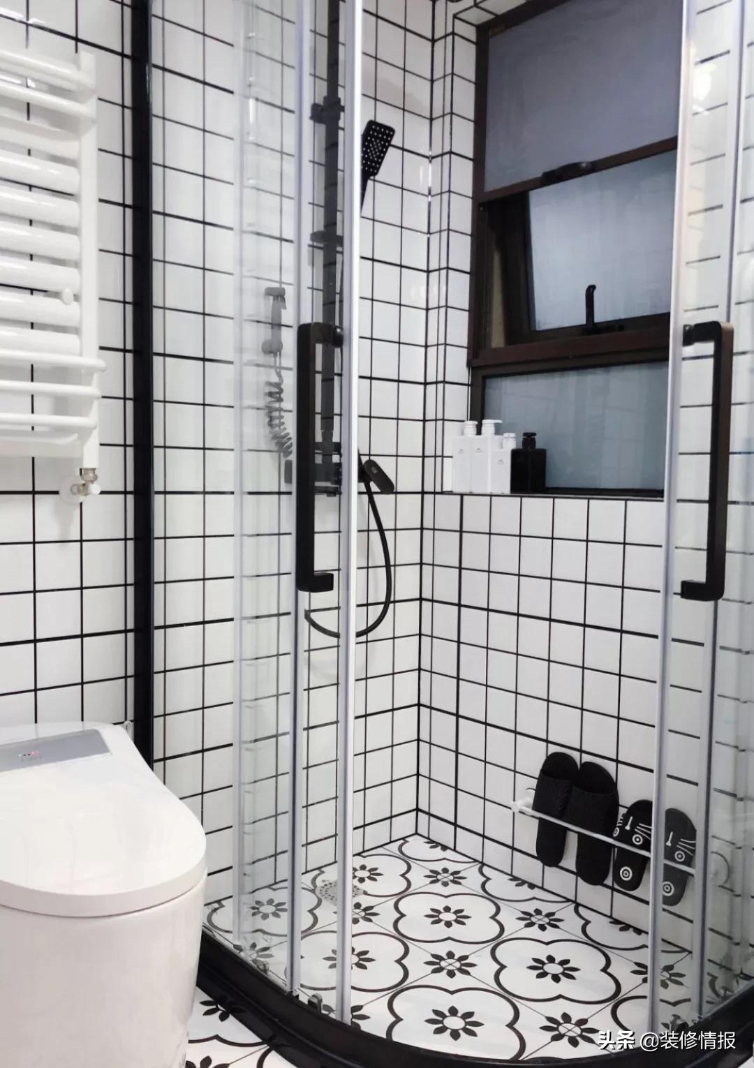 小户型卫生间平面布局最佳效果图,正方小户型卫生间设计布局