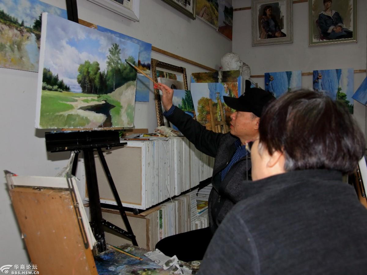 叶君川和他的老年油画班