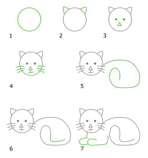 卡通图片动物大全可爱简单萌萌哒,简单画教程可爱小动物