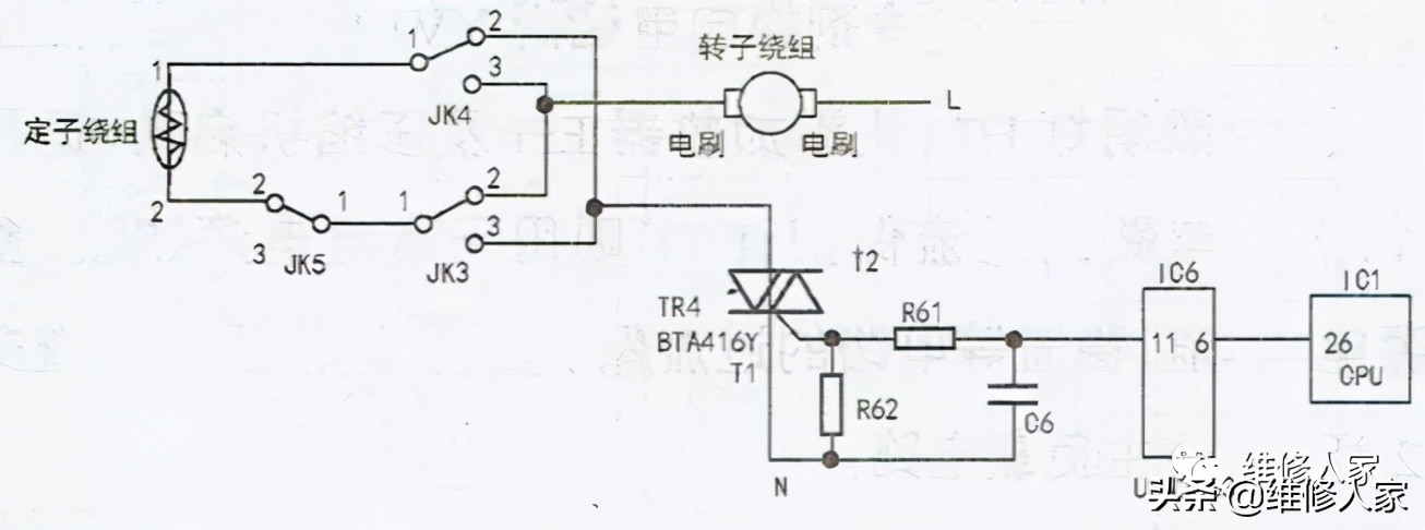 滚筒洗衣机直驱电机故障原理,滚筒洗衣机串激电机怎么测量好坏