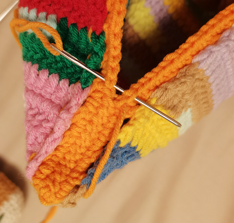 零线头可以钩什么,钩针复古小香风包包教程