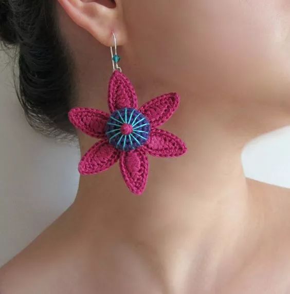 手工钩针编织饰品附图解,钩针编织小饰品图解