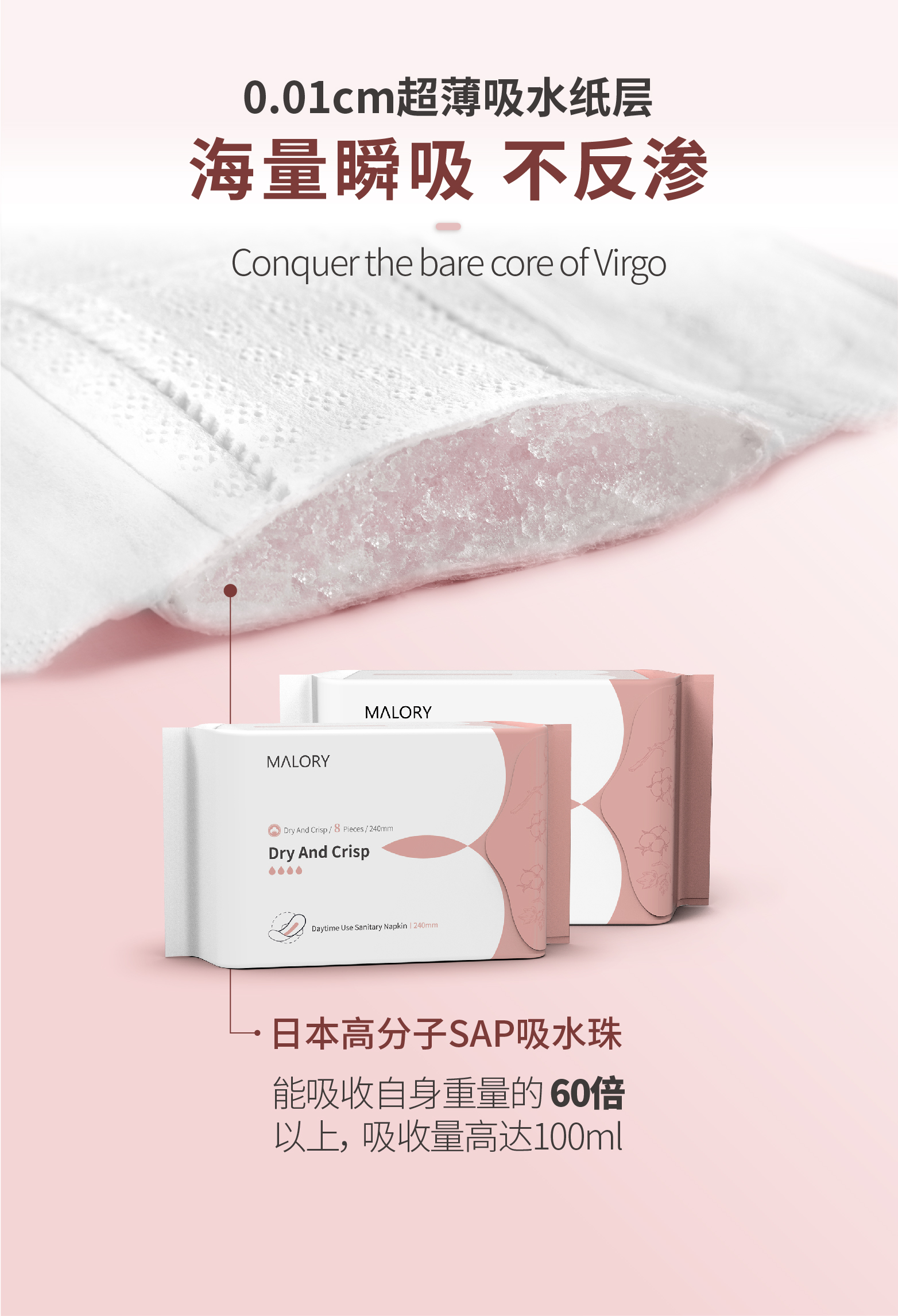 颠覆传统卫生巾，澳洲MALORY女性功能护理系列闪亮登场