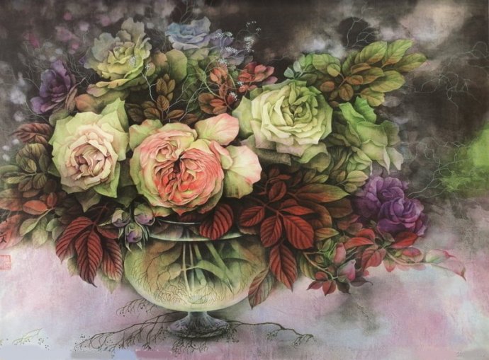 精美花图片大全,好看鲜花图片手绘