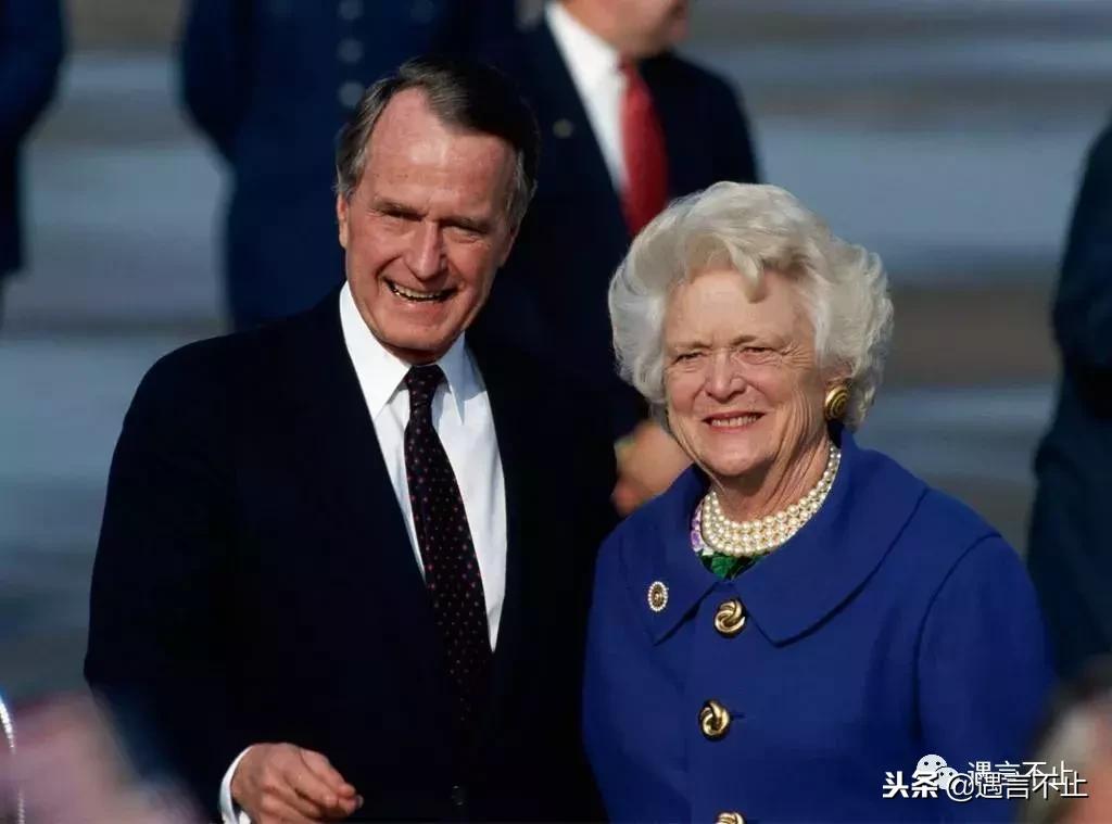 怎样评价老布什和芭芭拉的爱情,老布什和妻子芭芭拉