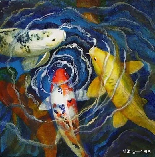 池中之仙，惊艳若此——锦鲤