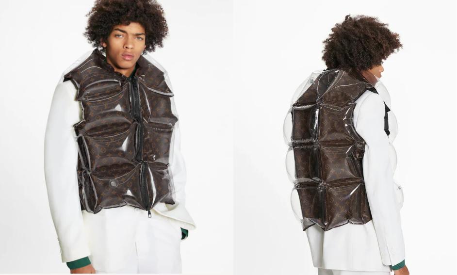 lv充气夹克卖3万1,充气夹克lv