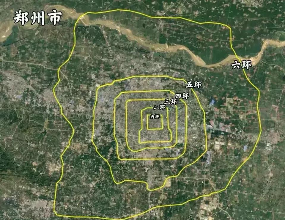 地级市和北京六环的发展对比,北京5环和广州外环面积对比