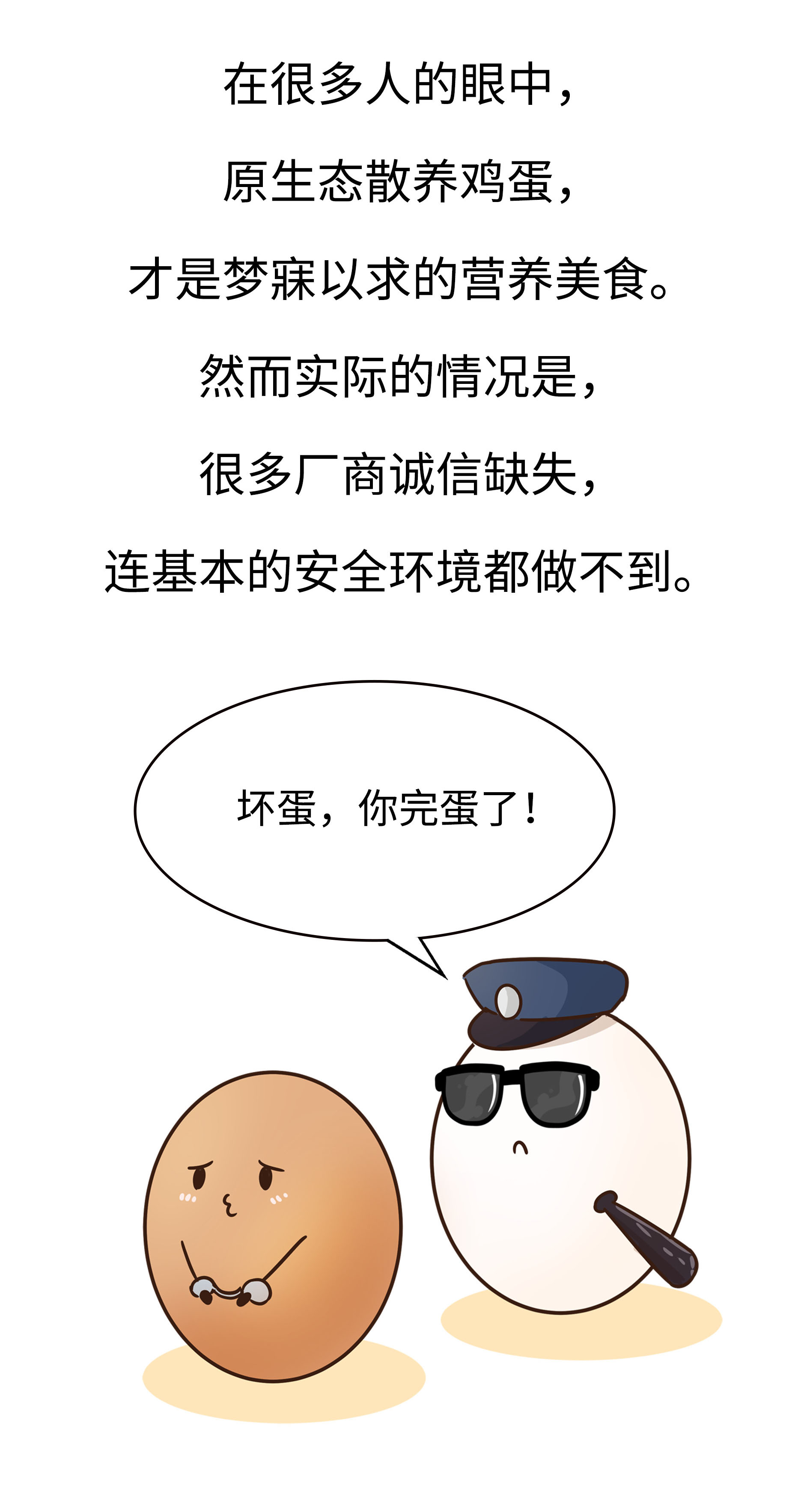 高价格，假广告，毒饲料，如何避免吃到不靠谱的鸡蛋（菲李漫画）
