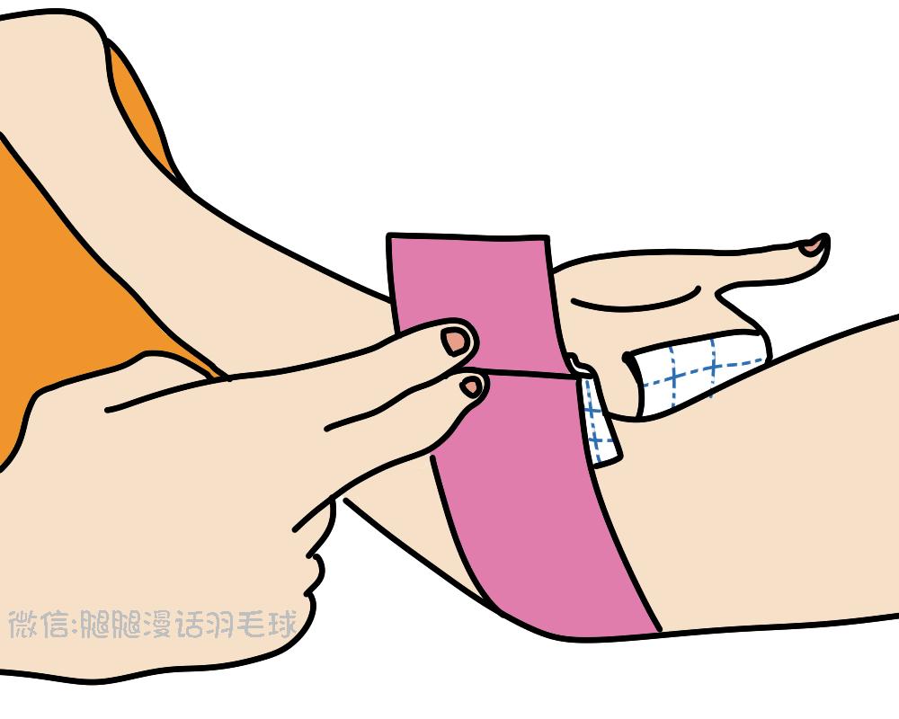 打球贴了肌效贴还用戴护膝吗,打球受伤了感觉不到疼