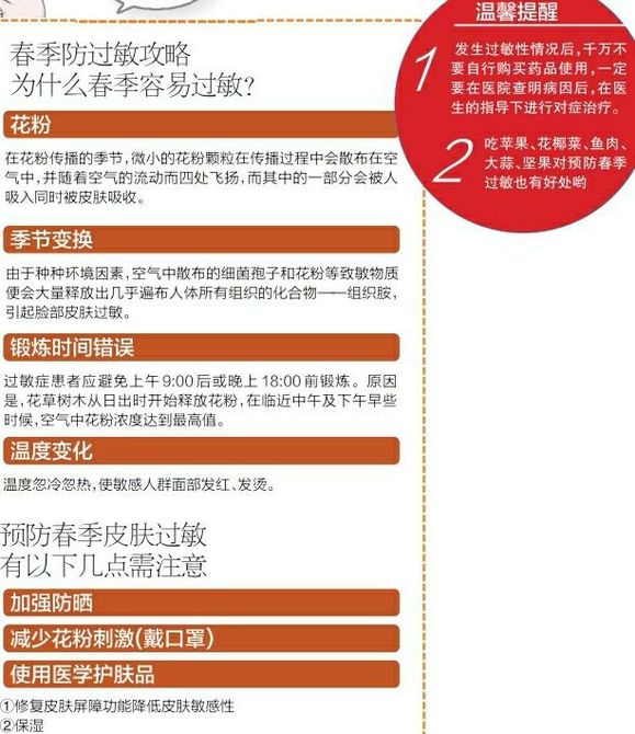 踏青过敏的症状,踏青后过敏