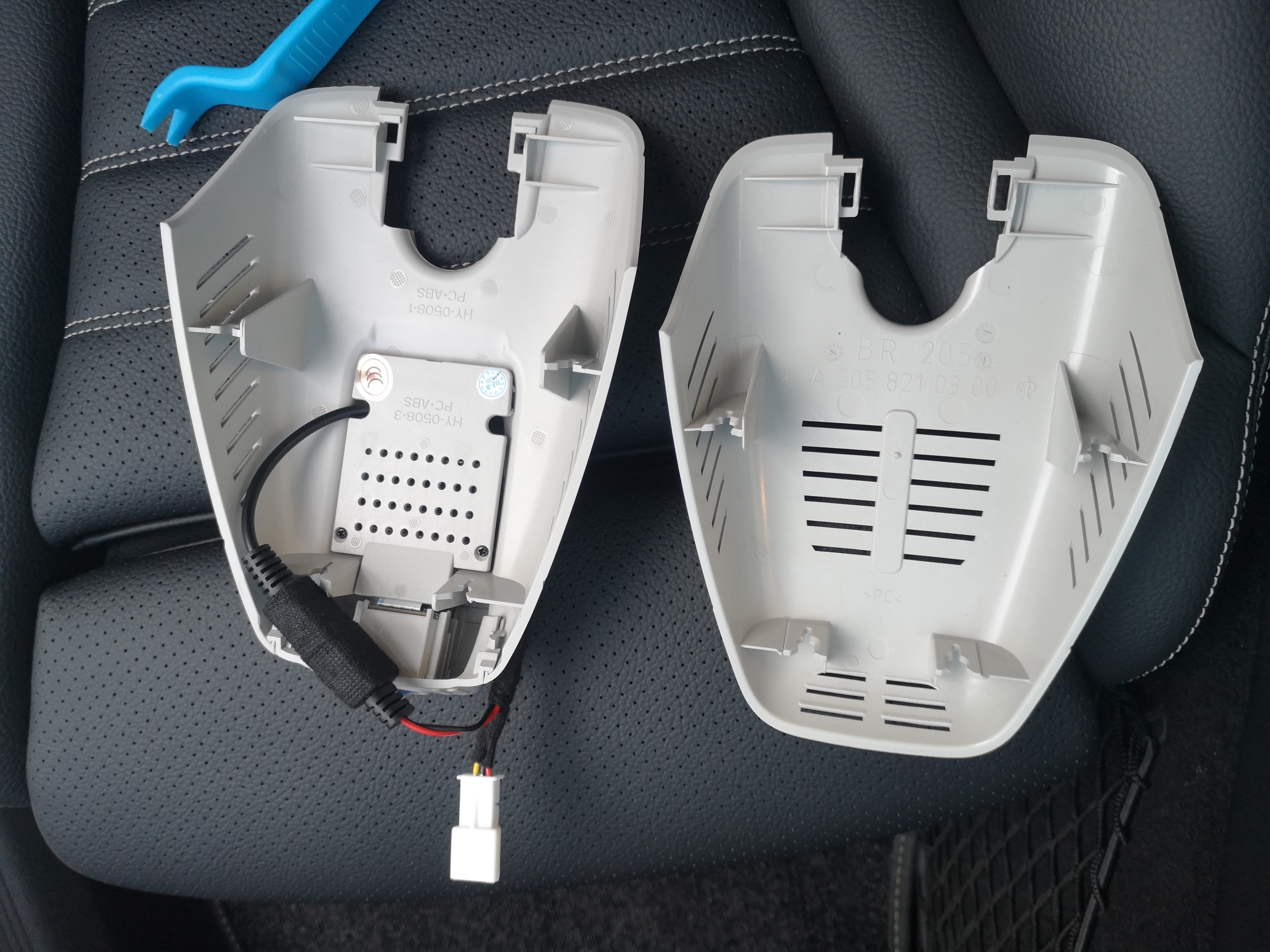 我的立标大C无损安装智看专用隐藏式记录仪过程分享