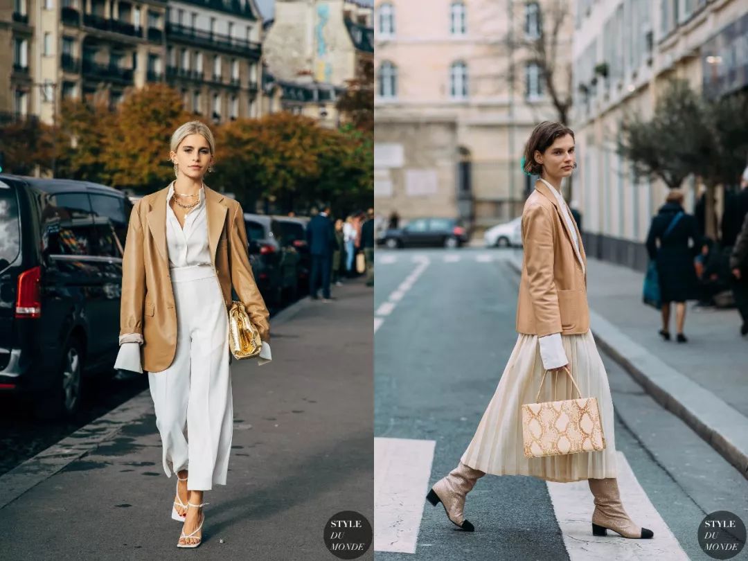 西装款式气场,时尚潮流皮西装