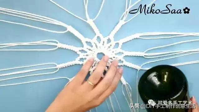 编绳杯套,编绳防烫杯套