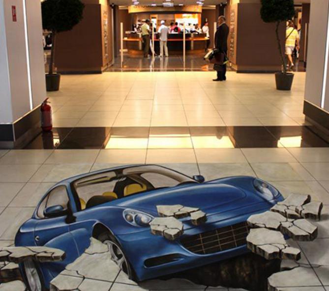 3D墙绘效果图,北京3d墙绘设计师