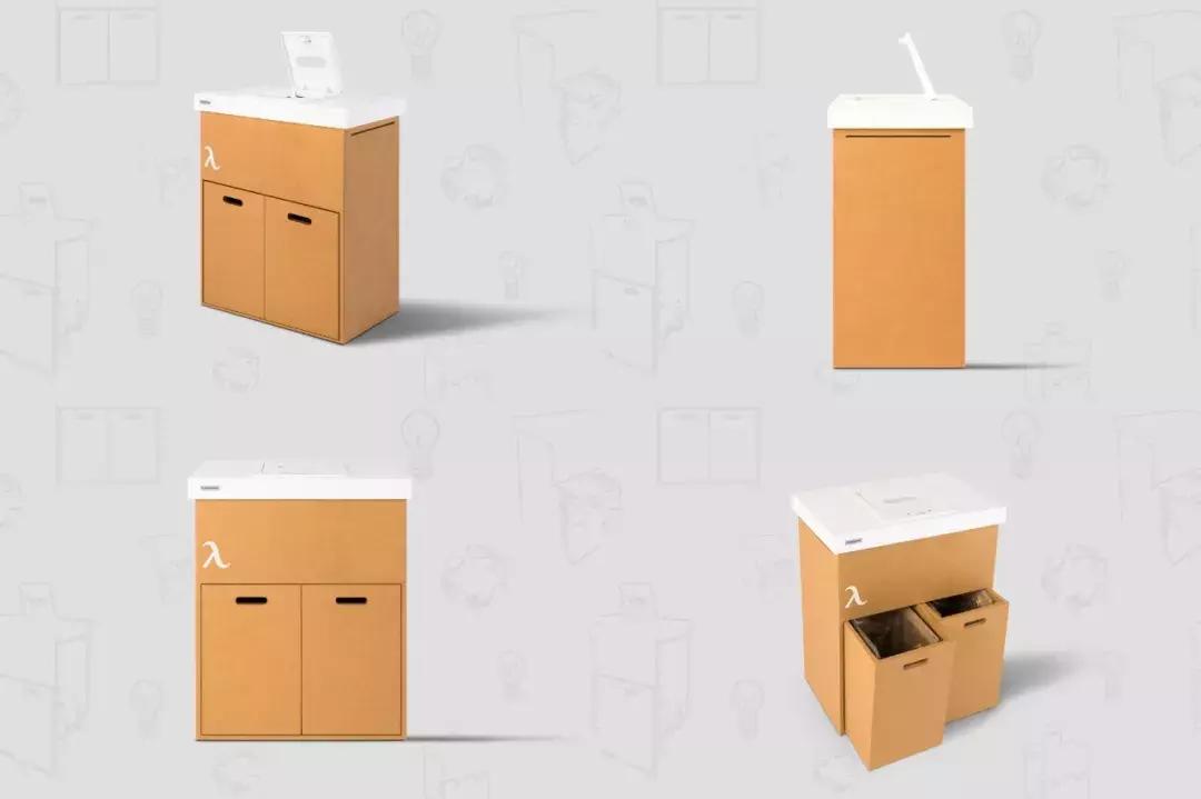 垃圾桶分类创意设计,垃圾分类垃圾桶设计