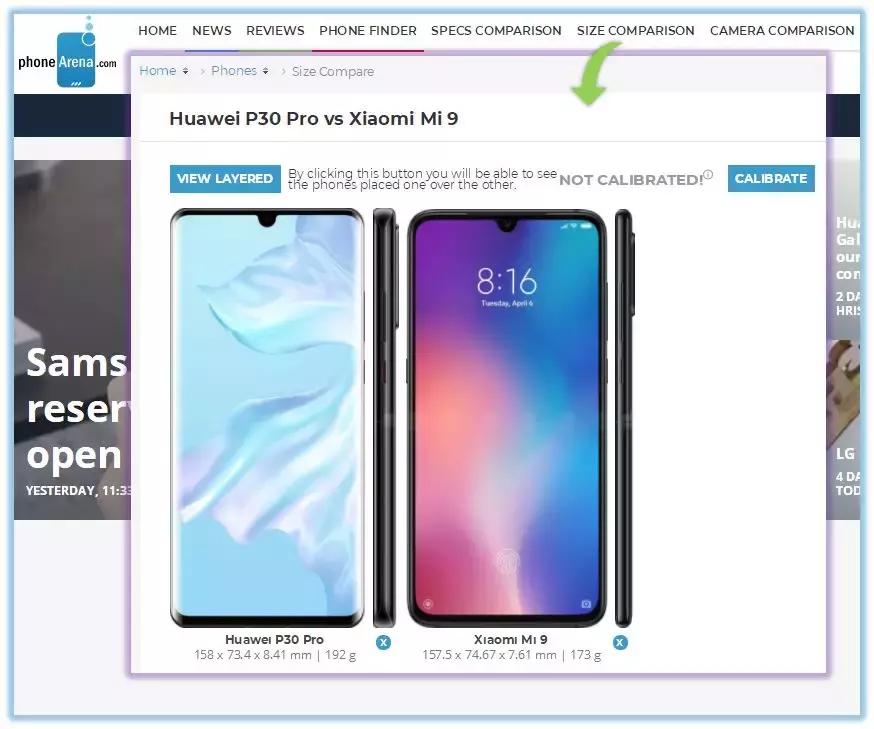 手机尺寸对比软件,手机尺寸测量工具