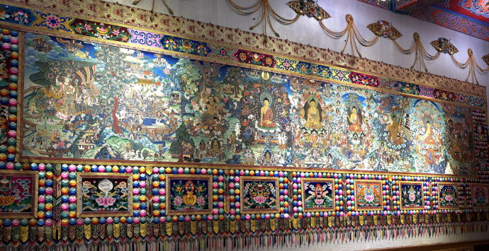 唐卡100幅欣赏,金唐卡和红唐卡还有黑唐卡哪个好