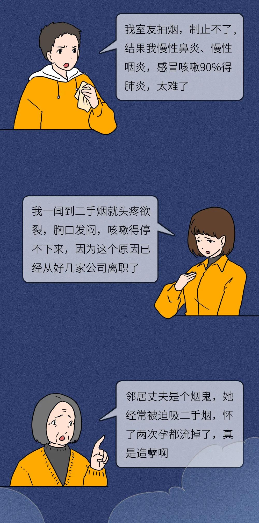 二手烟危害比直接吸入更大,吸入二手烟毒能存活多久