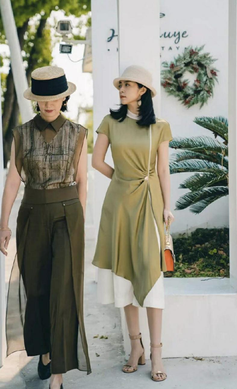 三木母女同款夏装,三木神仙母女穿搭