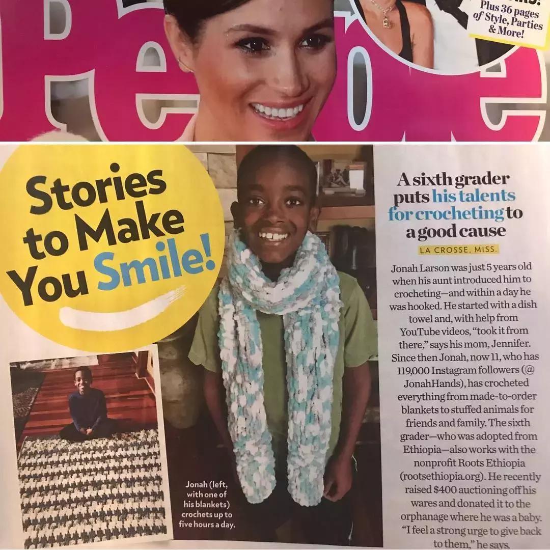 他是非洲弃婴，5岁用钩针，逆袭成美国“全民偶像”，狂吸19万粉