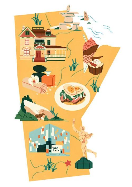 精妙的细节和色彩插画,插画作品想象力是最吸引人的色彩