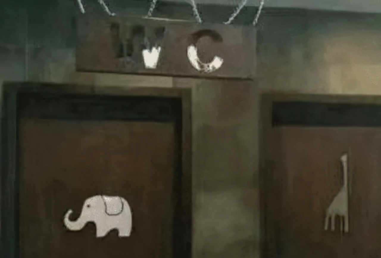 厕所门上的大象和长颈鹿如何区别,厕所长颈鹿大象如何区分男女