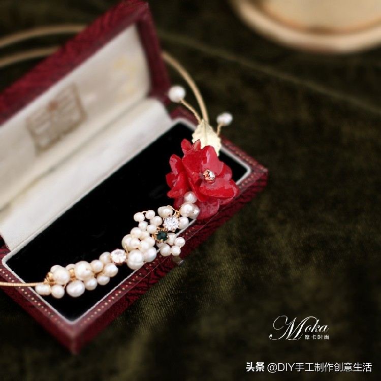 永生花首饰手工diy制作,制作永生花首饰