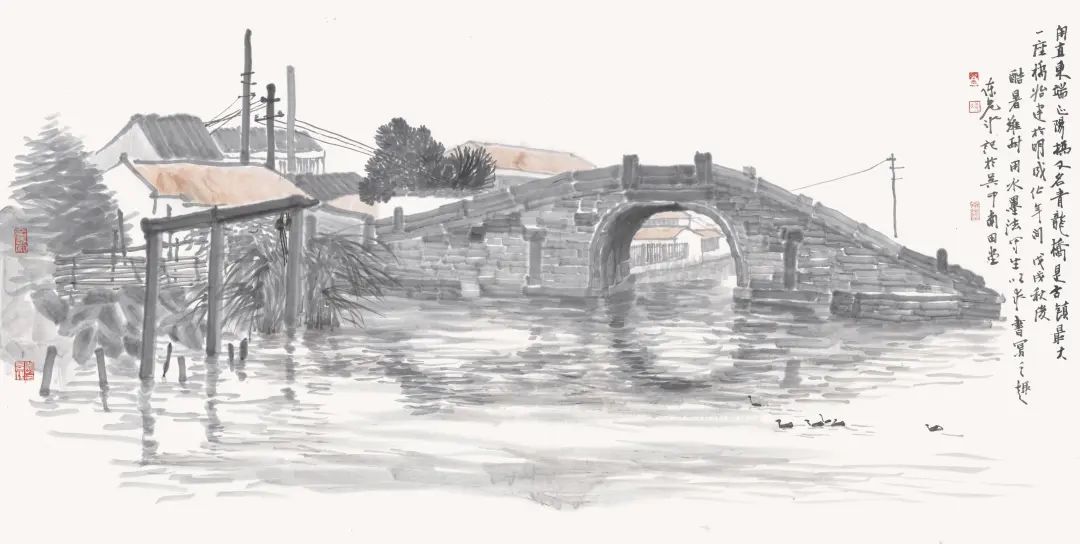 充满诗情画意的山水田园风光,慢慢体味令人陶醉的田园山水韵味